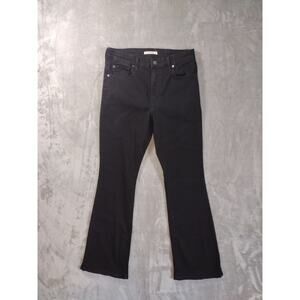Levis 725 High-Rise Bootcut Womens 31 Black Western Cowgirl Casual Americana